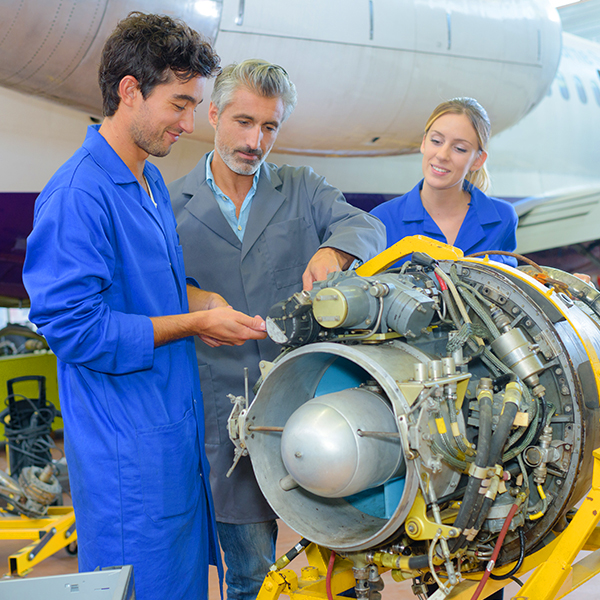 Aviation Airframe Mechanics repairs and maintains all types of aircraft